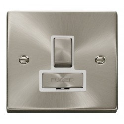SATIN CHROME SWITCHED CONNECTION UNIT
